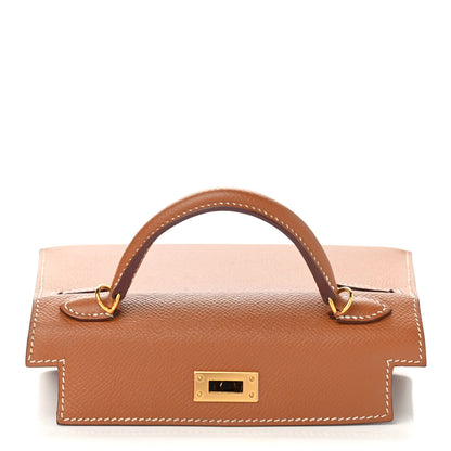 Hermes Epsom Mini Kelly Sellier 20 Gold 16 of 33