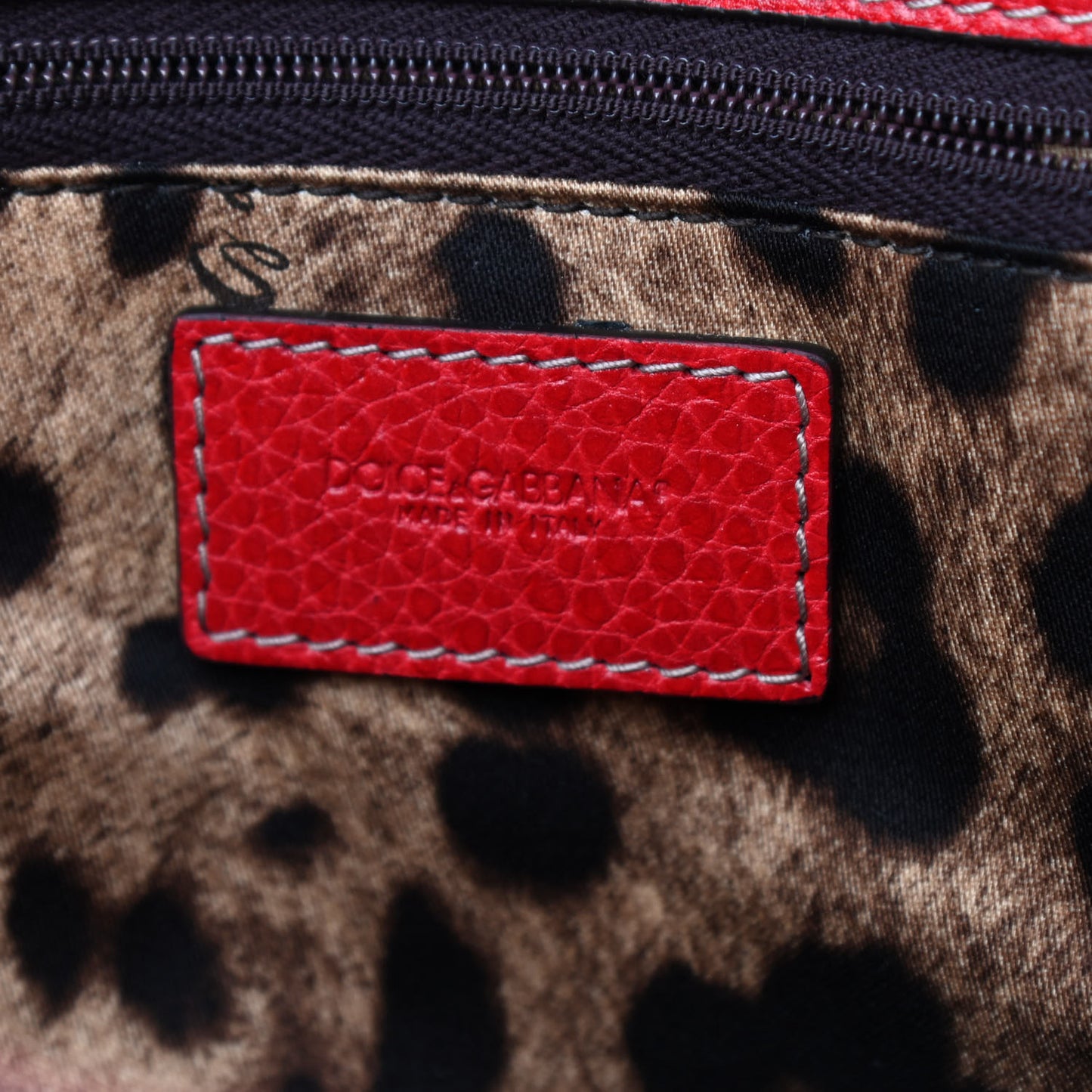 Calfskin Miss Heather Tote Red