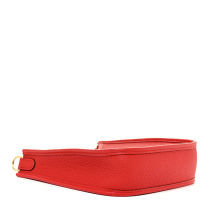 Hermes Taurillon Clemence Evelyne TPM Rouge De Coeur 4 of 10