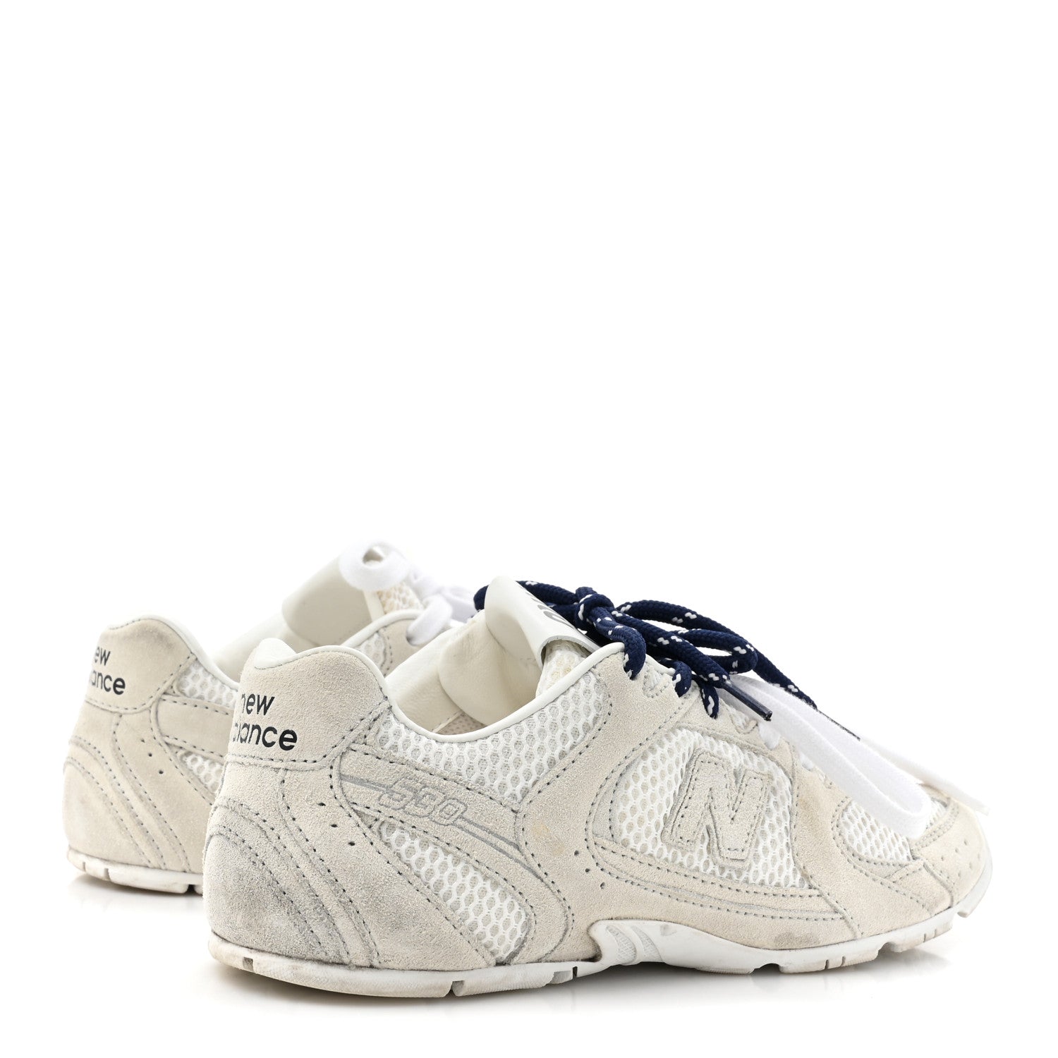 Miu Miu X NEW BALANCE Mesh Suede 530 SL Sneakers 37 White 5 of 11