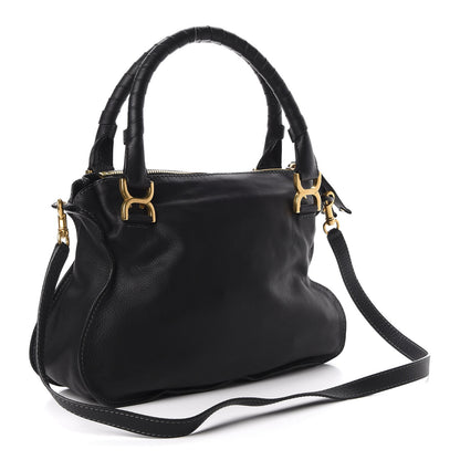 Chloe Calfskin Medium Marcie Satchel Black 4 of 11