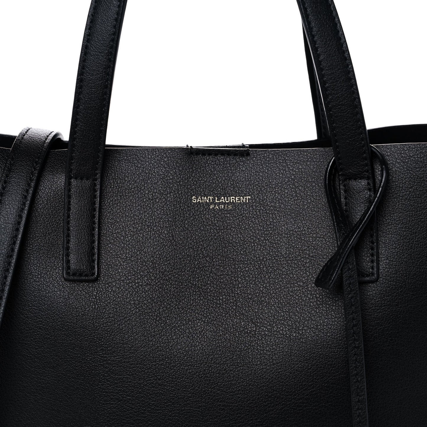 Calfskin Toy Shopping Tote Black