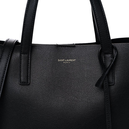 Saint Laurent Calfskin Toy Shopping Tote Black 10 of 10