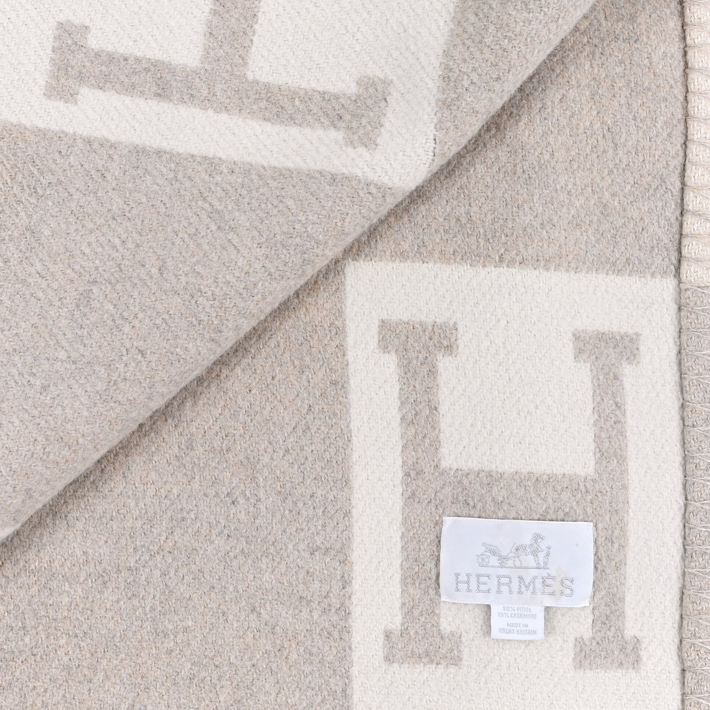 Wool Cashmere Avalon III Blanket Coco Camomille