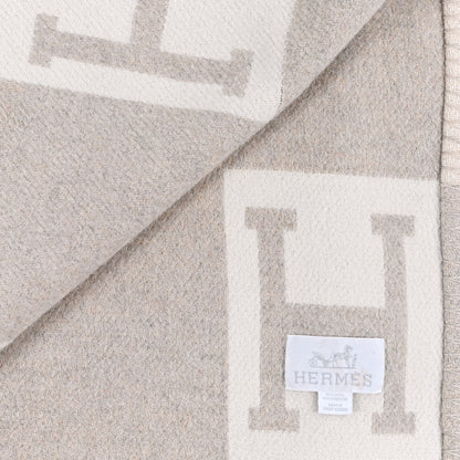 Hermes Wool Cashmere Avalon III Blanket Coco Camomille 3 of 4