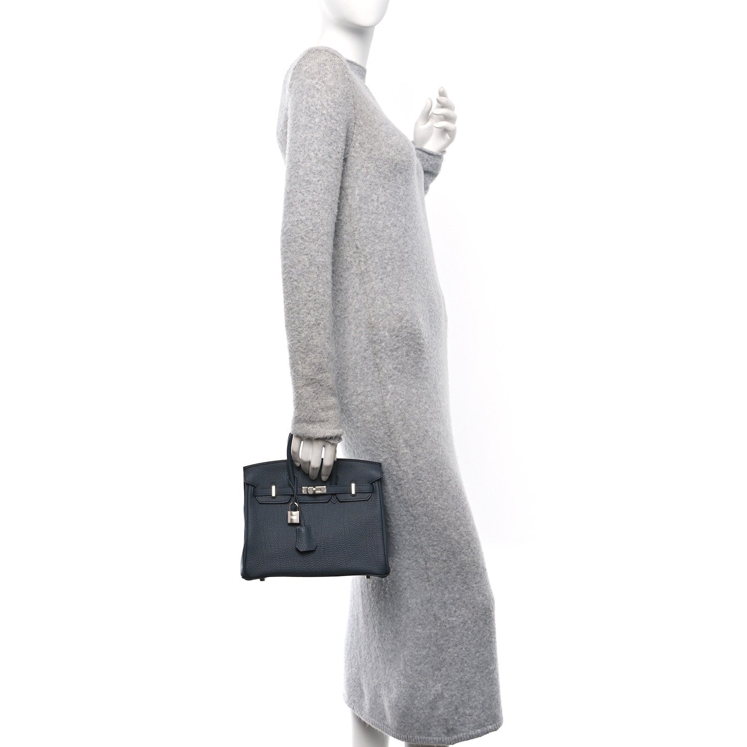 Hermes Togo Birkin 25 Gris Misty 2 of 13