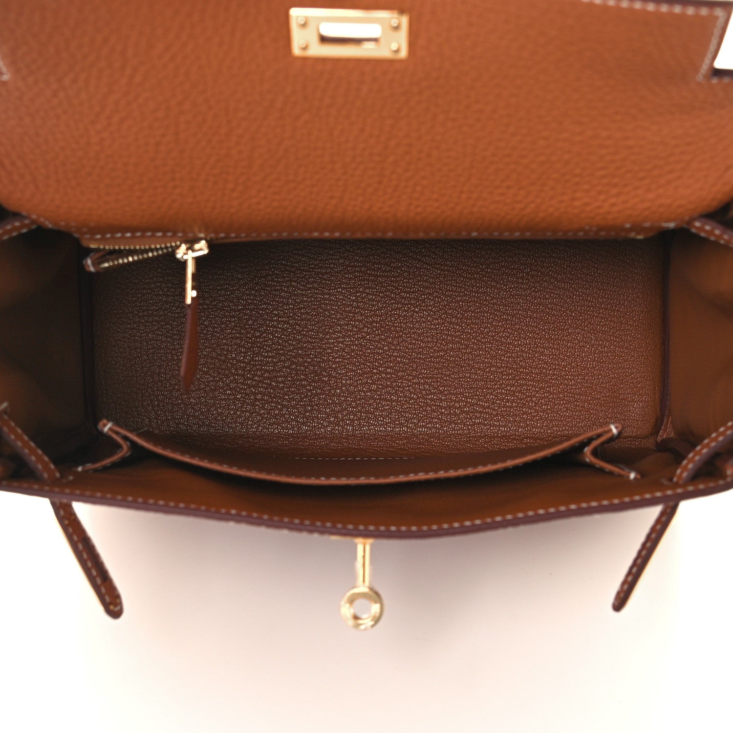 Hermes Togo Kelly Retourne 25 Gold 4 of 13