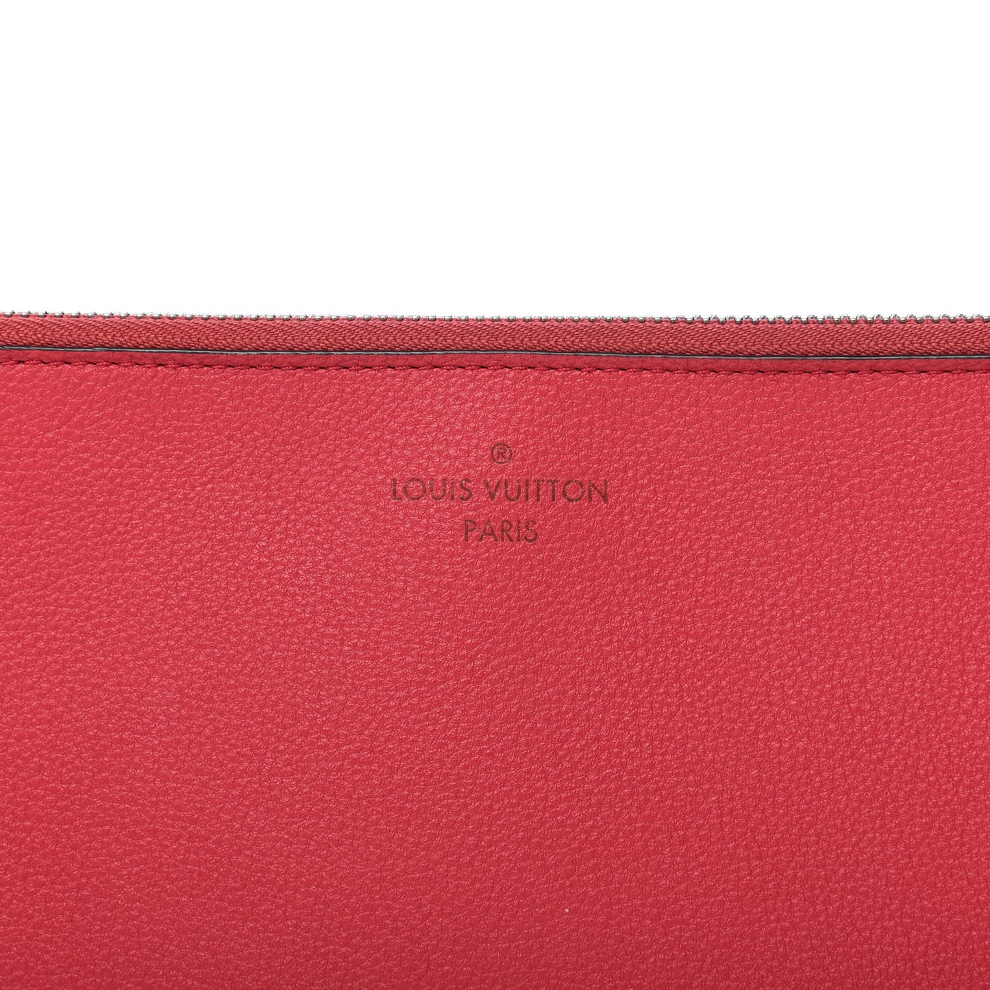 Monogram Veau Cachemire W Pochette Framboise