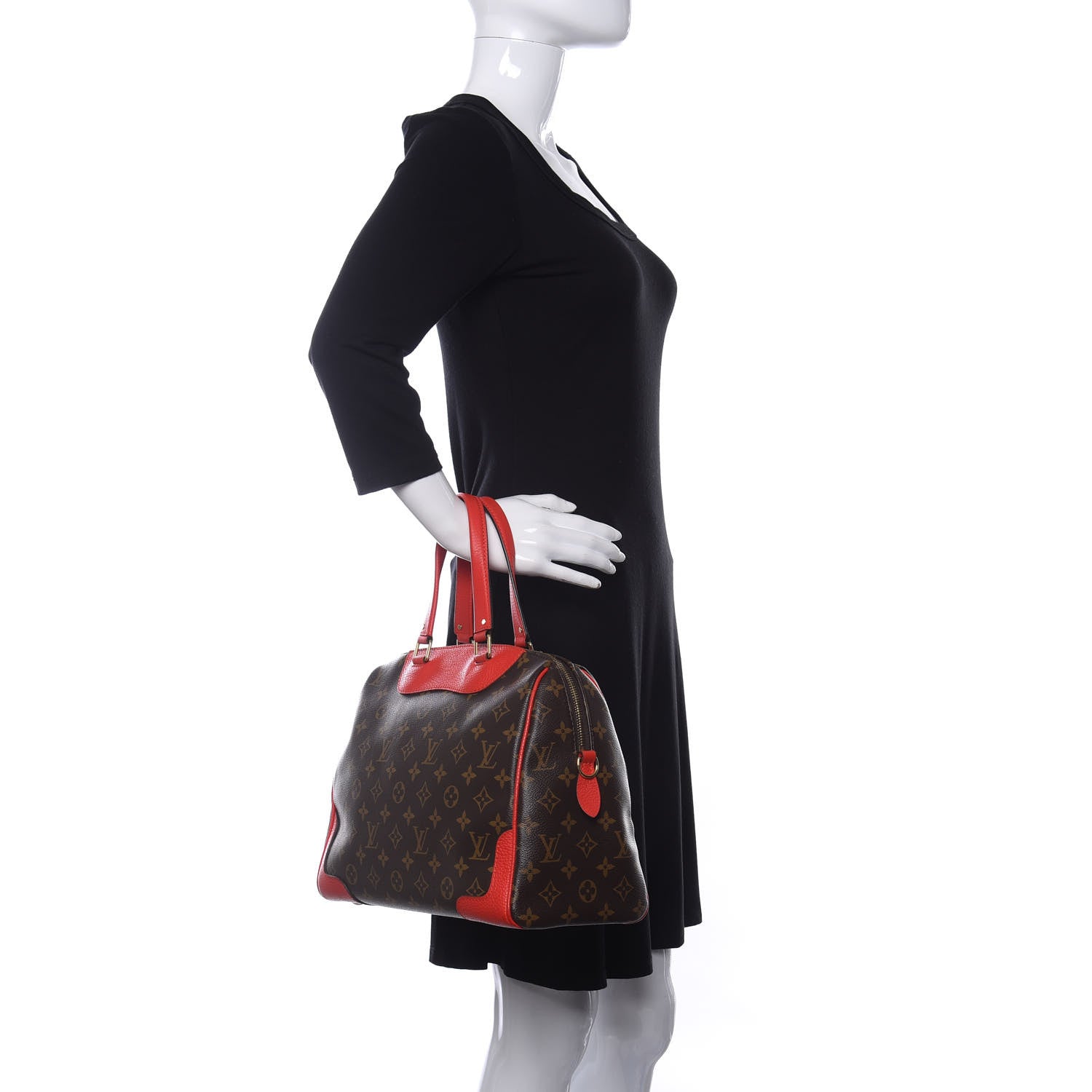 Louis Vuitton Monogram Retiro NM Coquelicot 2 of 10