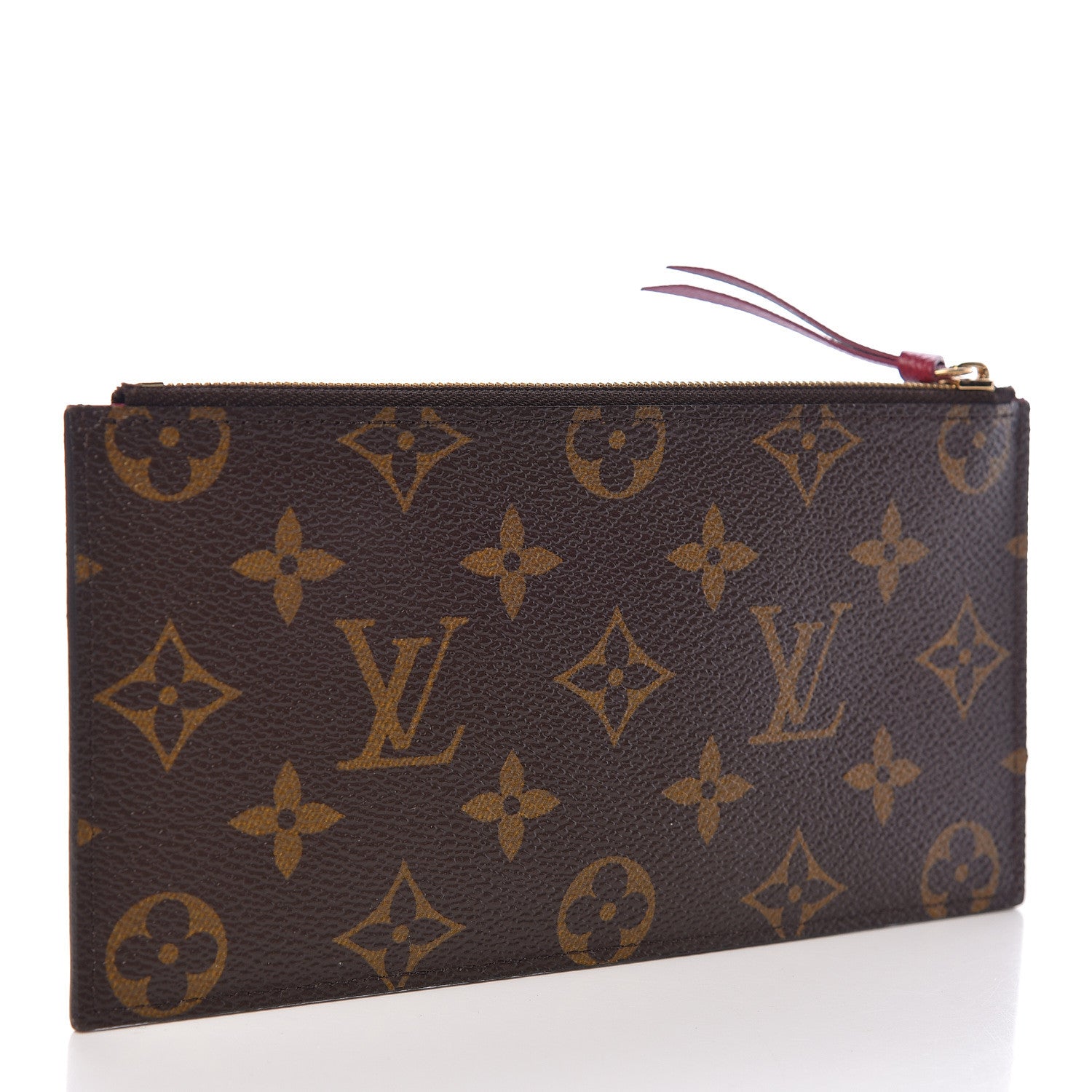 Louis Vuitton Monogram Felicie Chain Wallet Zippered Insert Fuchsia 3 of 6