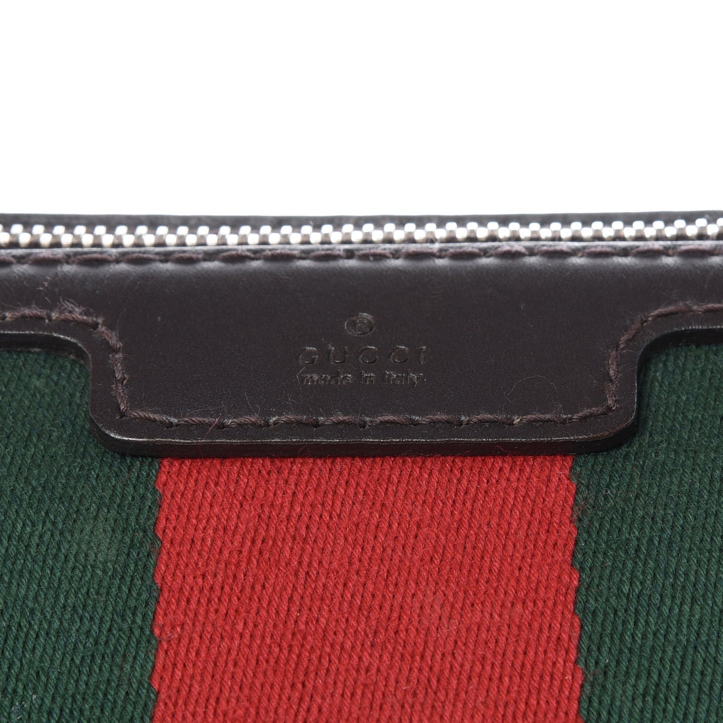 Monogram Vintage Web Medium Boston Dark Brown