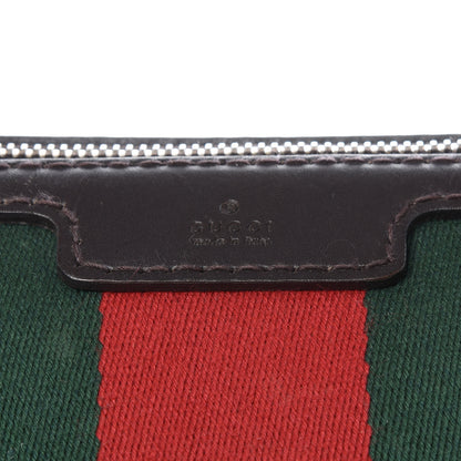 Gucci Monogram Vintage Web Medium Boston Dark Brown 12 of 12