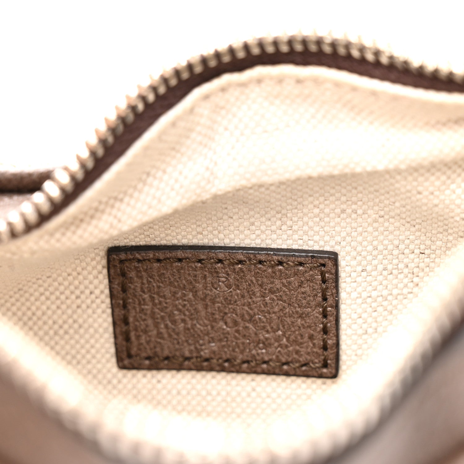 Gucci GG Supreme Monogram Textured Calfskin Web Small Attache Shoulder Bag Beige Ebony New Acero 6 of 10