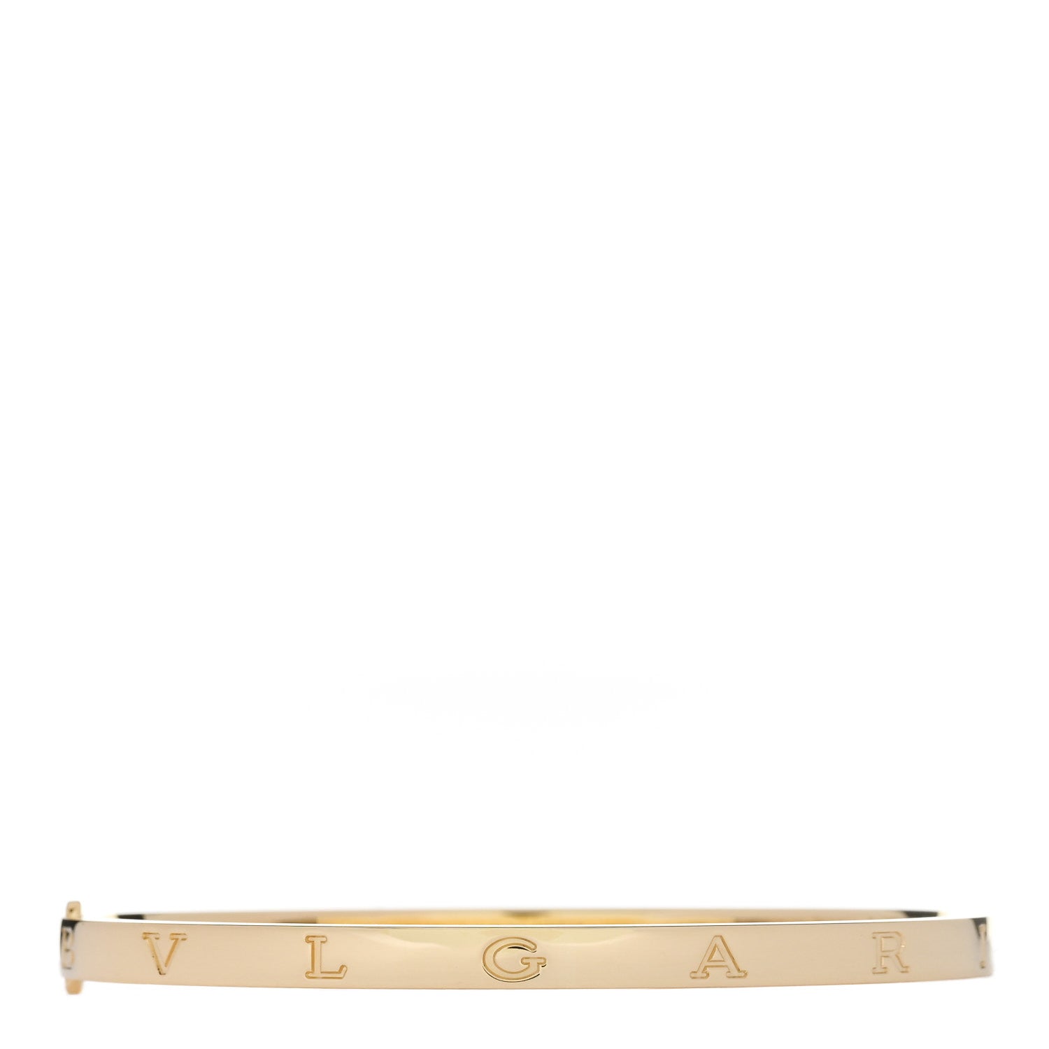 Bulgari 18K Yellow Gold B.Zero1 Essential Bangle Bracelet S 2 of 4