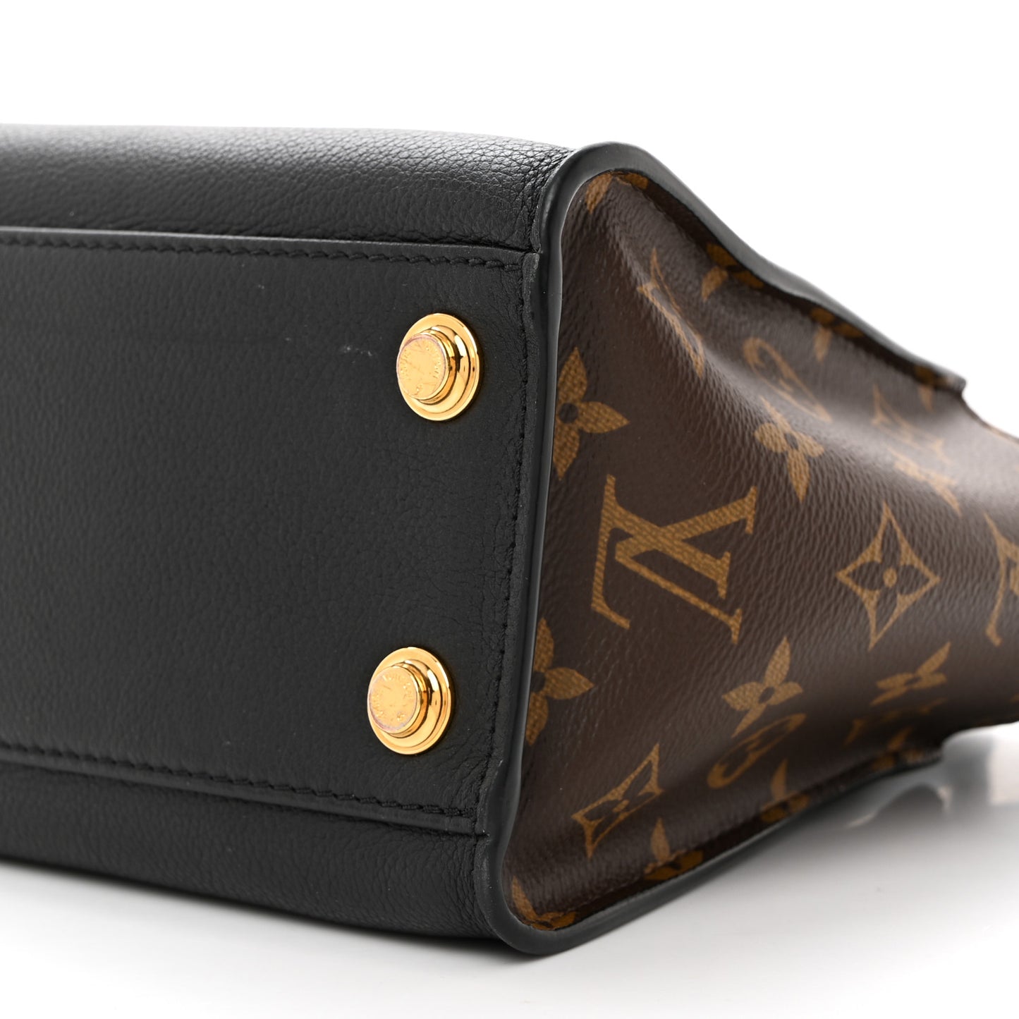Calfskin Monogram On My Side PM Black