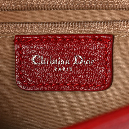 Christian Dior Calfskin Saddle Bag Red 6 of 7