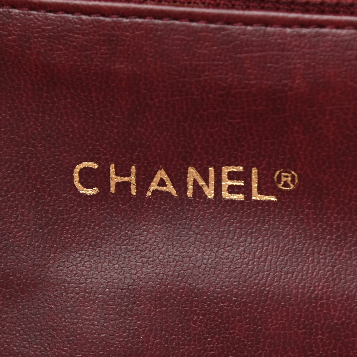 Chanel Lambskin Quilted Briefcase Laptop Bag Burgundy 9 of 15