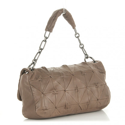 Chanel Lambskin Quilted Jumbo Origami Soft Squares Flap Khaki 3 of 7