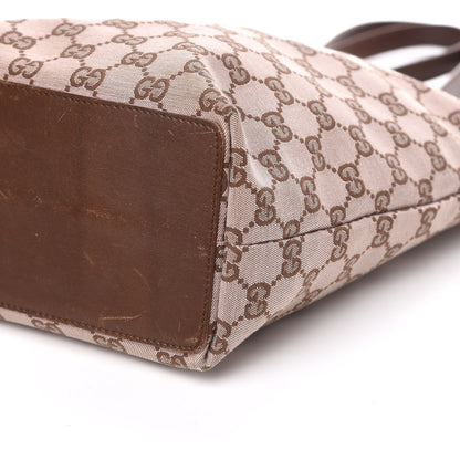 Gucci Monogram Small Bucket Tote Brown 11 of 14