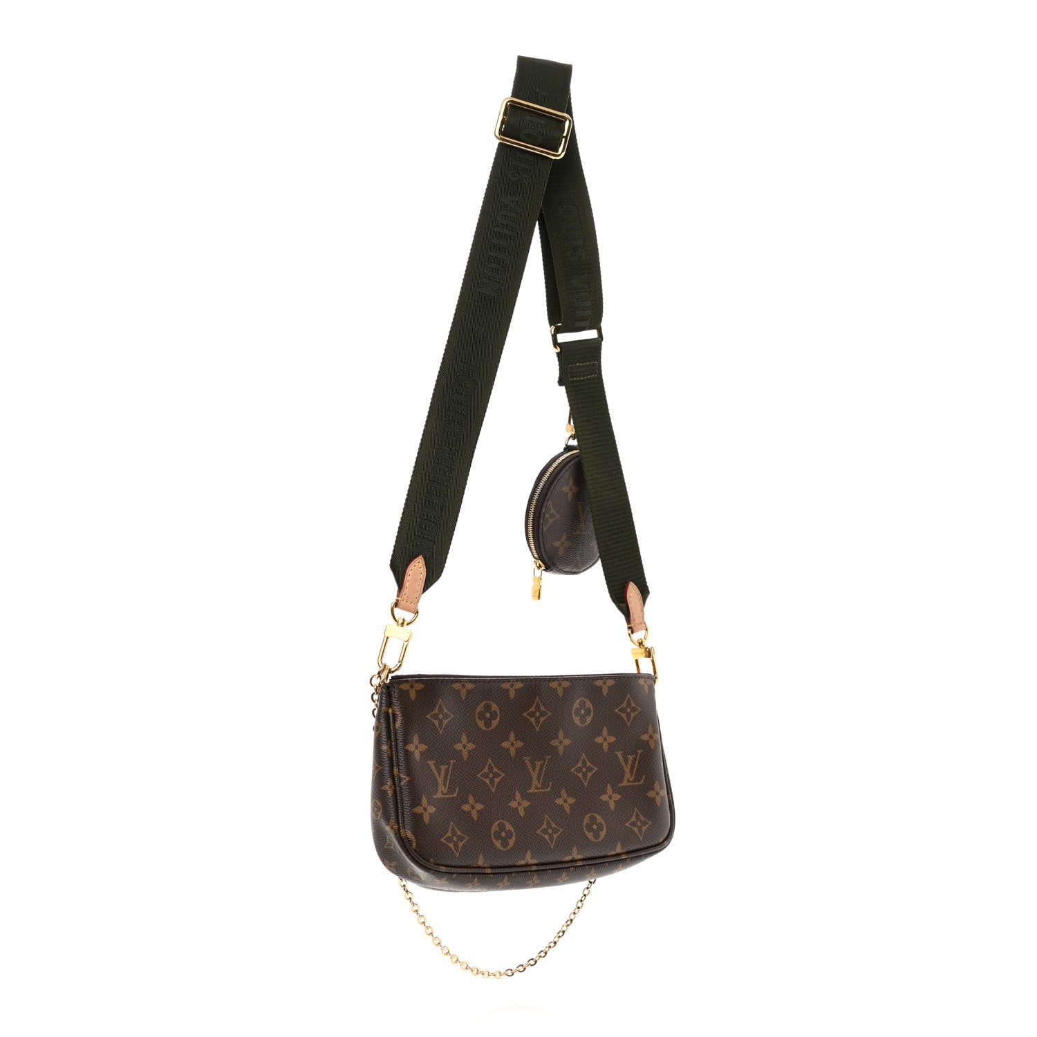 Louis Vuitton Monogram Multi Pochette Accessories Kaki 2 of 10