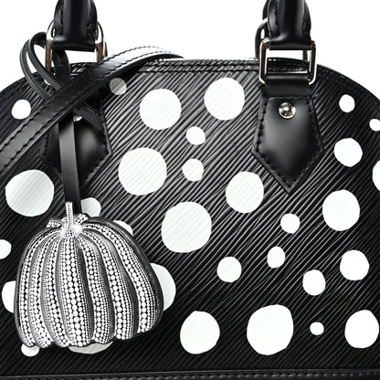 Louis Vuitton X YK Epi Alma BB Black White 7 of 9