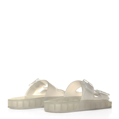 Balenciaga Technical Polyurethane Mallorca Slide Sandals 38 Transparent 4 of 7