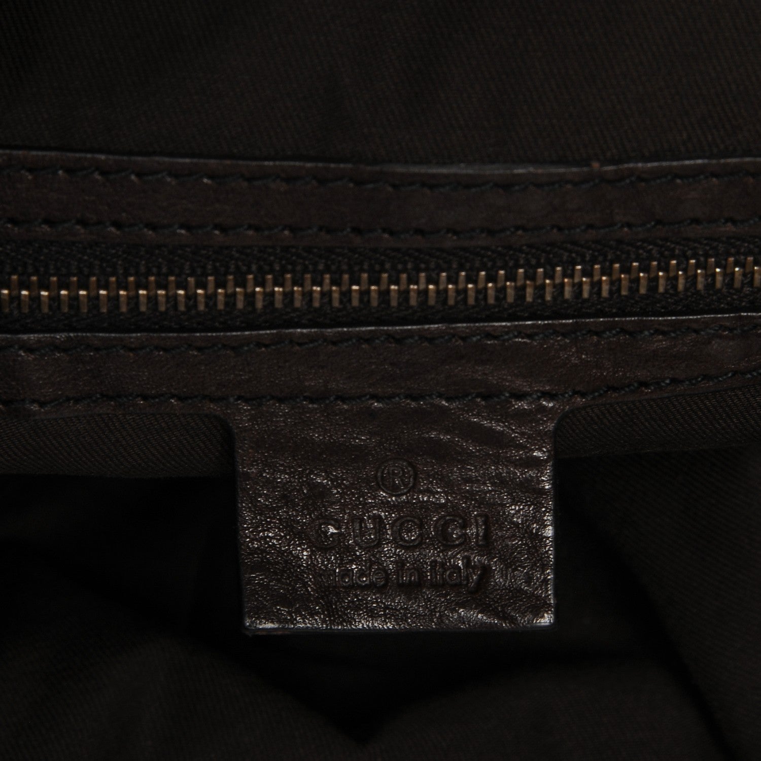Gucci Monogram Large Jockey Hobo Dark Brown 6 of 7
