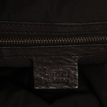 Gucci Monogram Large Jockey Hobo Dark Brown 6 of 7