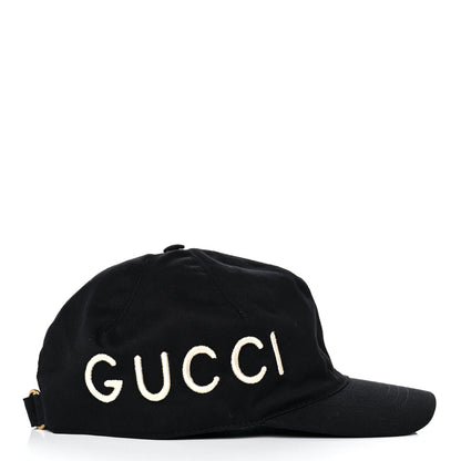 Gucci Cotton Loved Gucci Baseball Hat XL Black 5 of 8