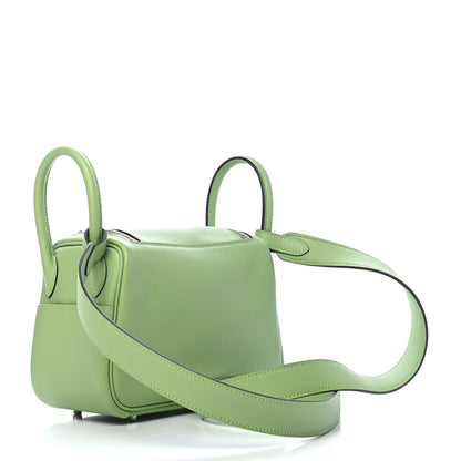 Hermes Swift Mini Lindy 20 Vert Criquet 3 of 9