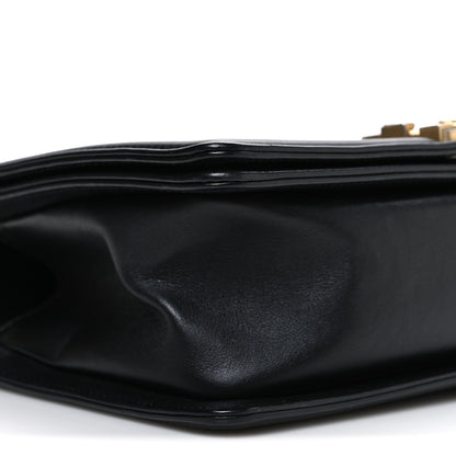 Chanel Calfskin Quilted Medium Boy Flap Black 9 of 10