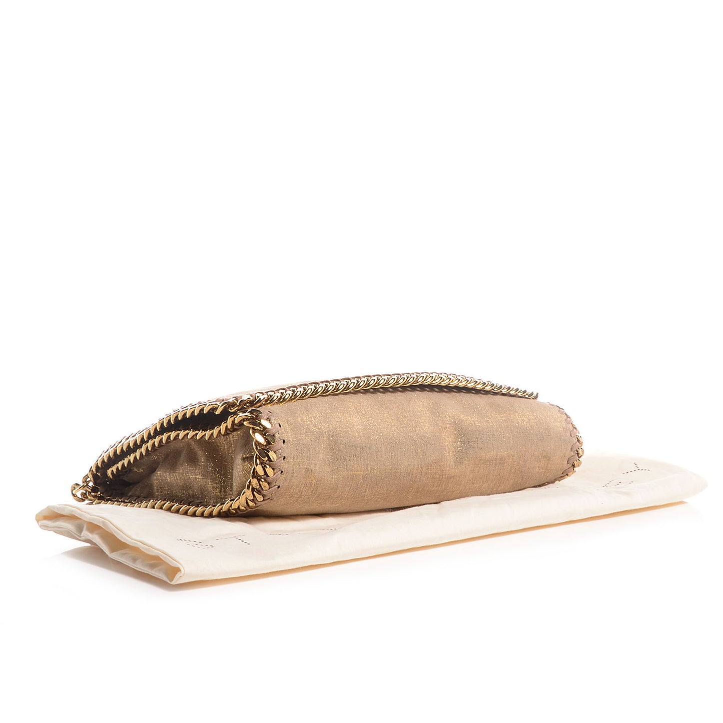 Chamois Falabella Crossbody Bag Gold