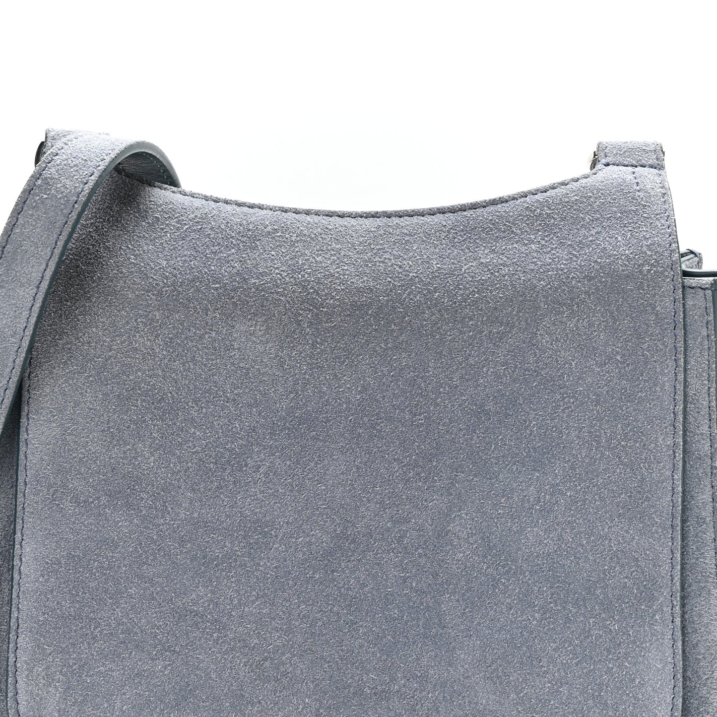 Suede Hunting Bag 9 Topaz Blue