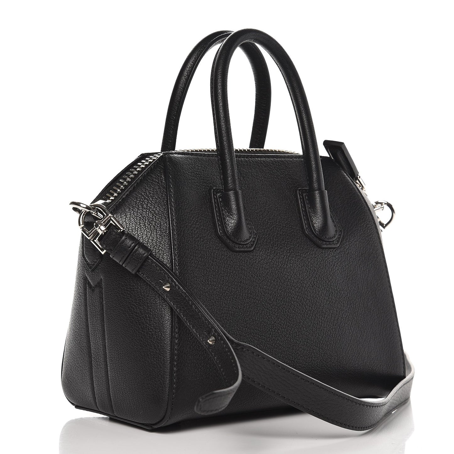 Sugar Goatskin Mini Antigona Black