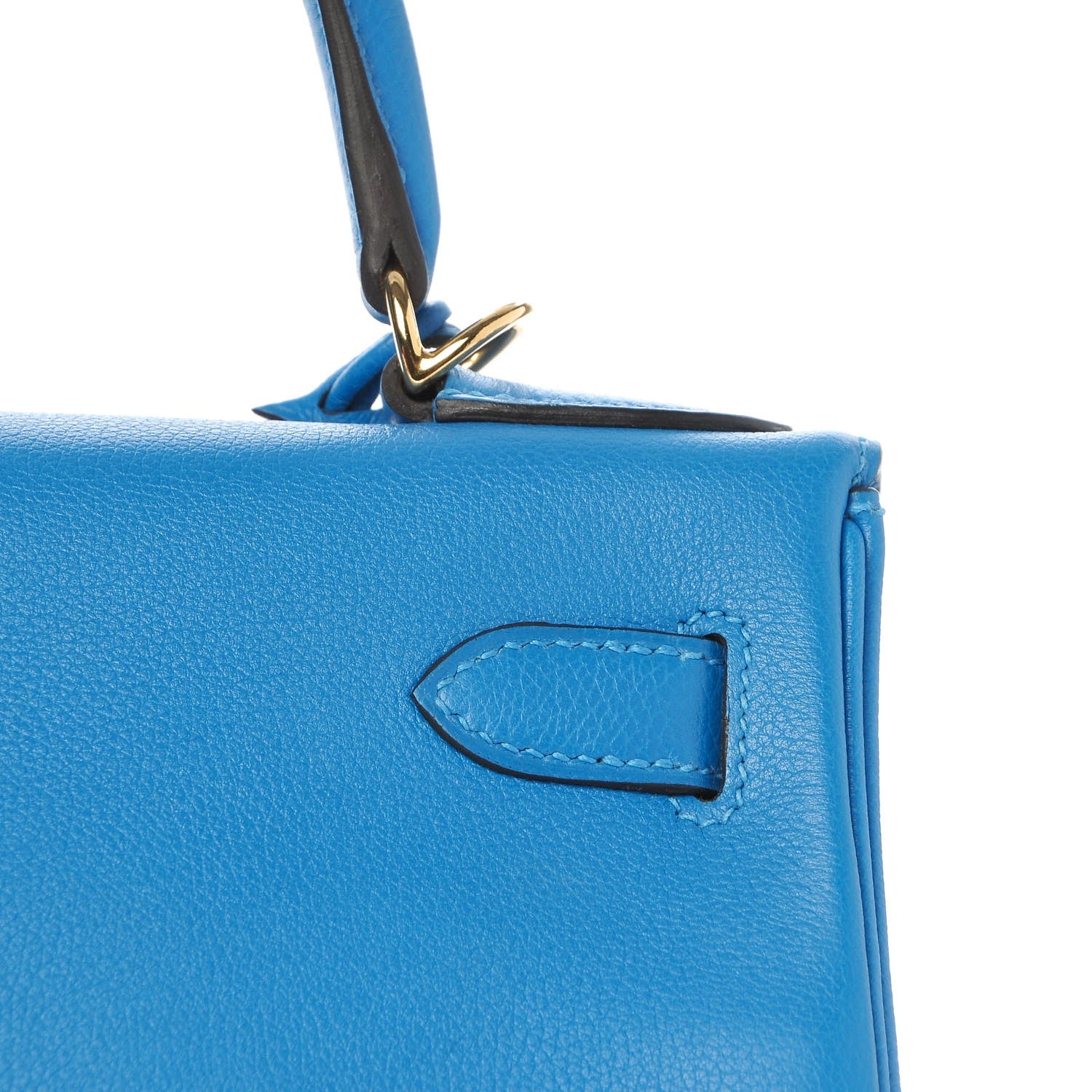 Hermes Evercolor Kelly Retourne 28 Bleu Hydra 21 of 35