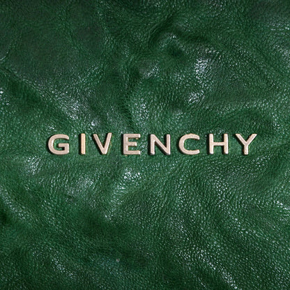 Givenchy Tumbled Sheepskin Medium Pandora Emerald 6 of 9