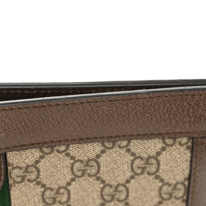 Gucci GG Supreme Monogram Web Small Ophidia Chain Shoulder Bag Brown 12 of 16