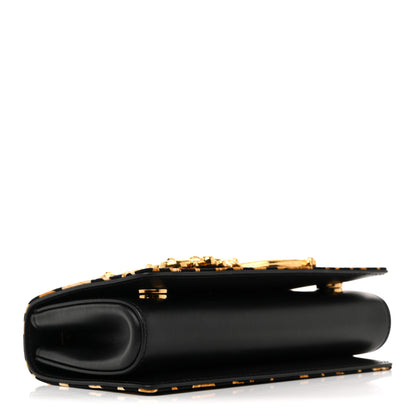 Dolce & Gabbana Satin Ocelot Printed DG Girls Phone Bag Black 6 of 19