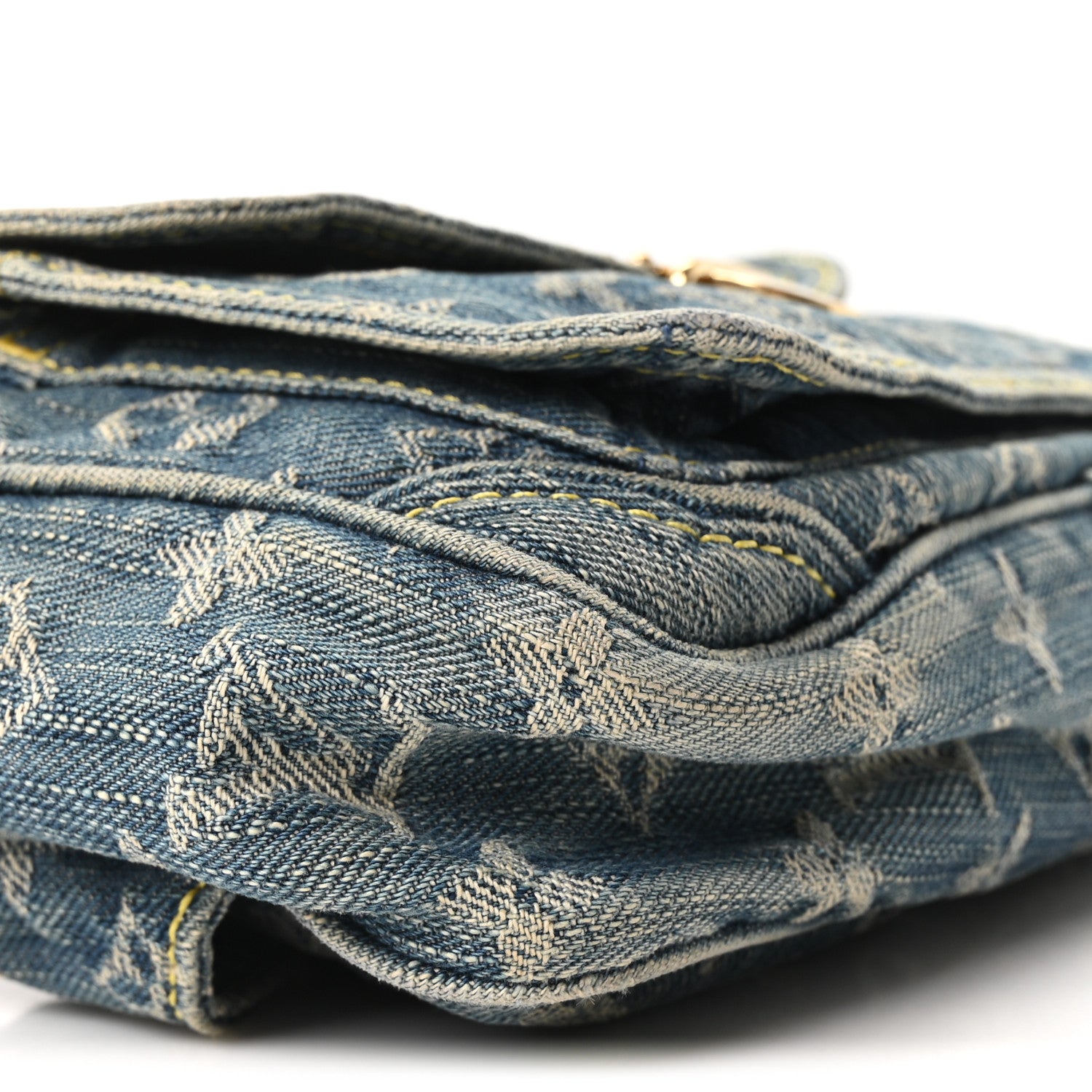Louis Vuitton Monogram Denim Bum Bag Blue 8 of 9