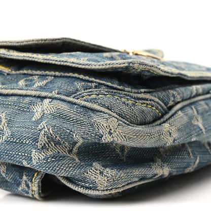 Louis Vuitton Monogram Denim Bum Bag Blue 8 of 9
