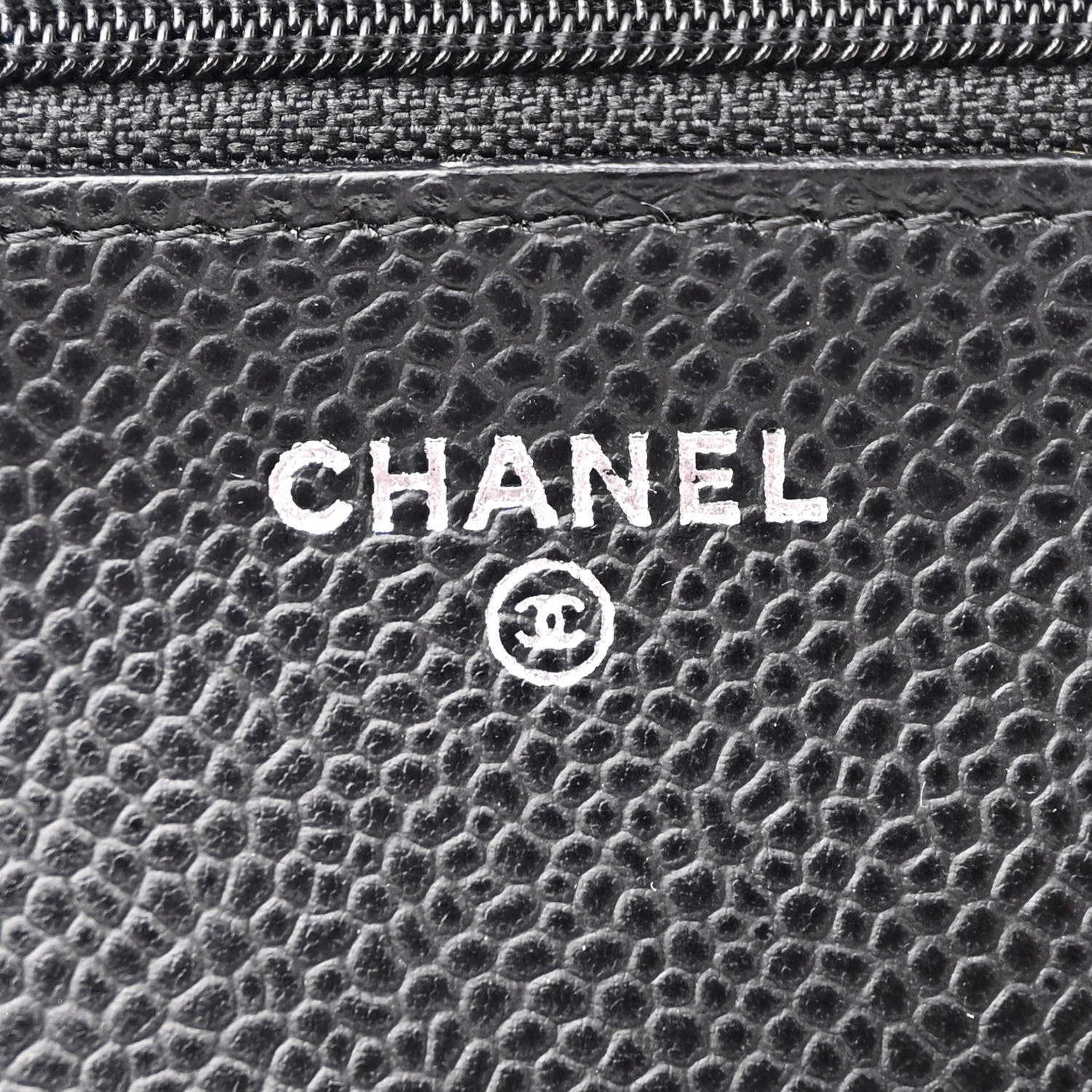 Chanel Caviar Quilted Wallet on Chain WOC Black 6 of 12