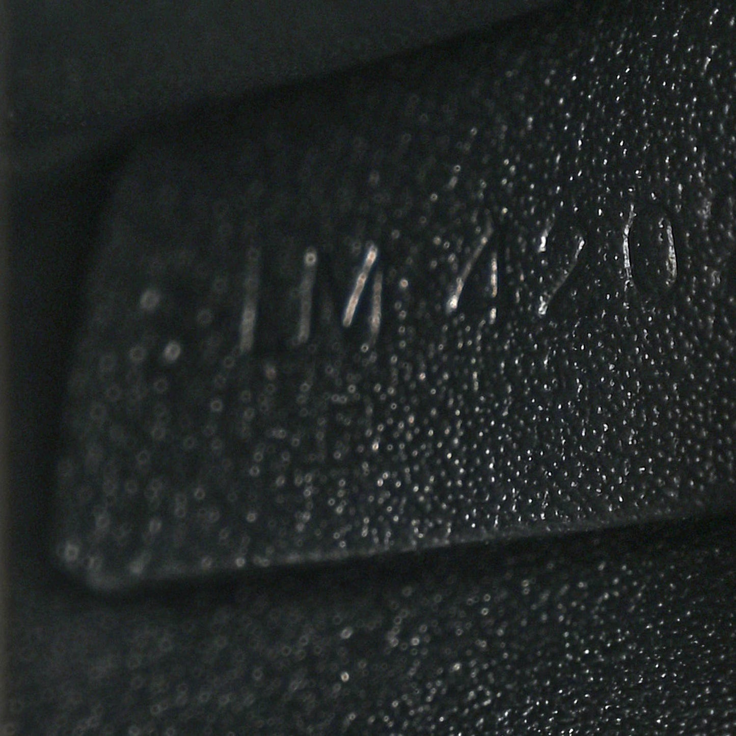 Shiny Calfskin Triomphe Shoulder Bag Black