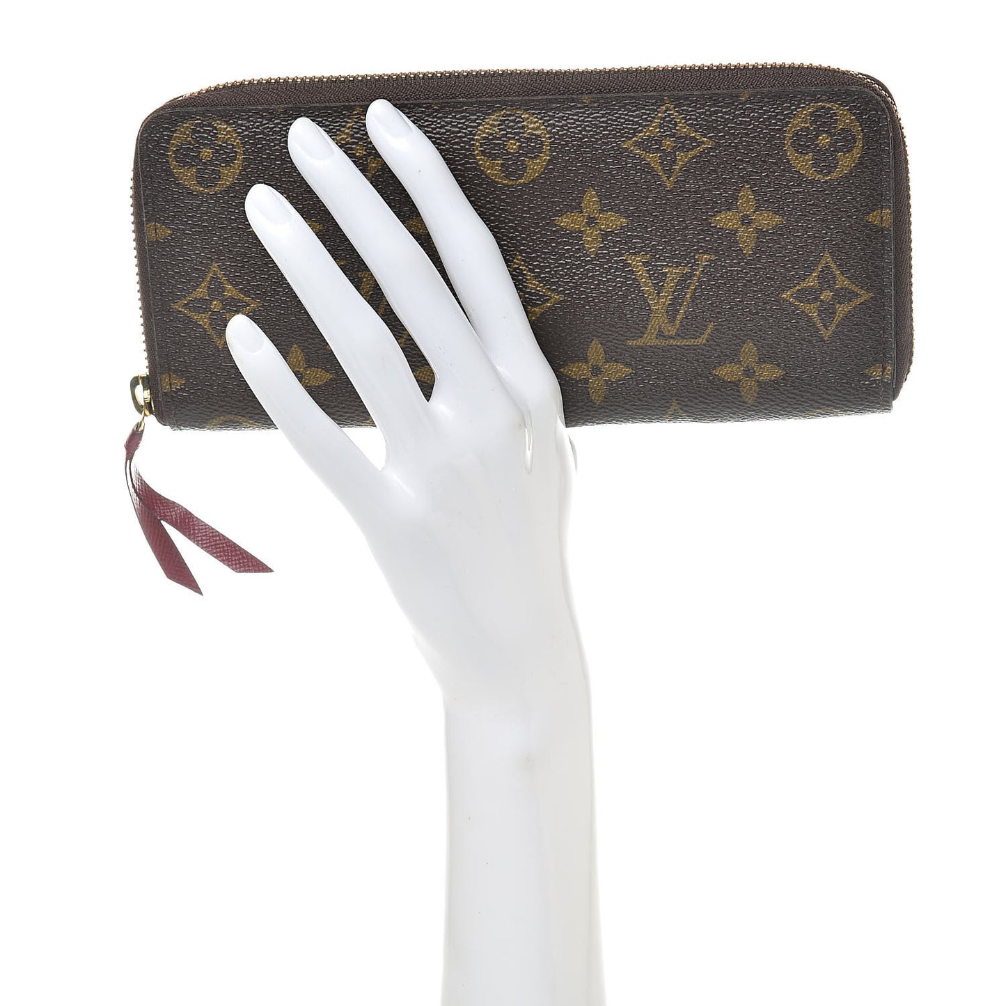Monogram Clemence Wallet Fuchsia
