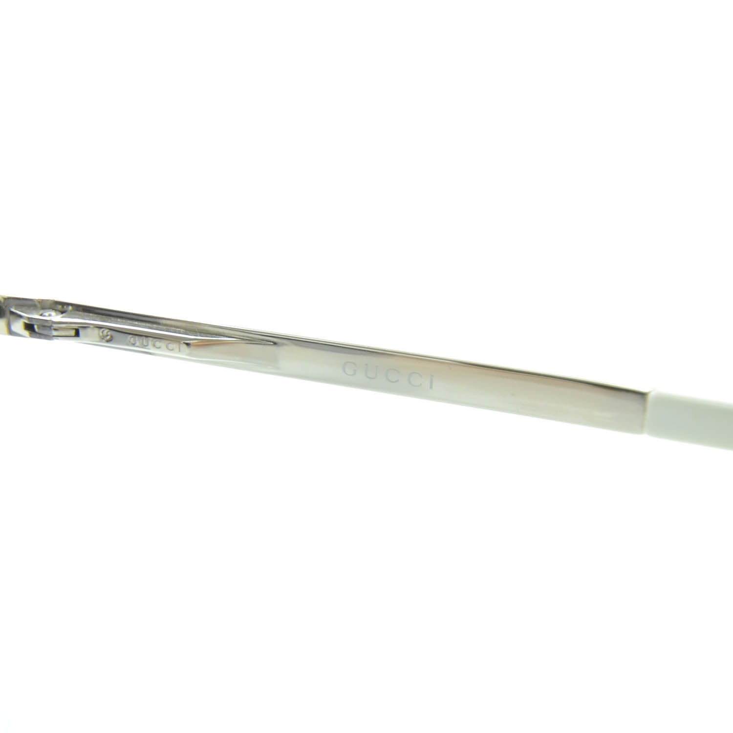 Gucci Aviator Sunglasses 1827S White Silver 6 of 8