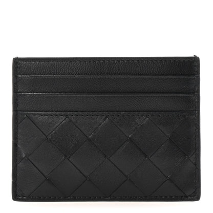 Bottega Veneta Nappa Intrecciato Card Holder Black 1 of 7