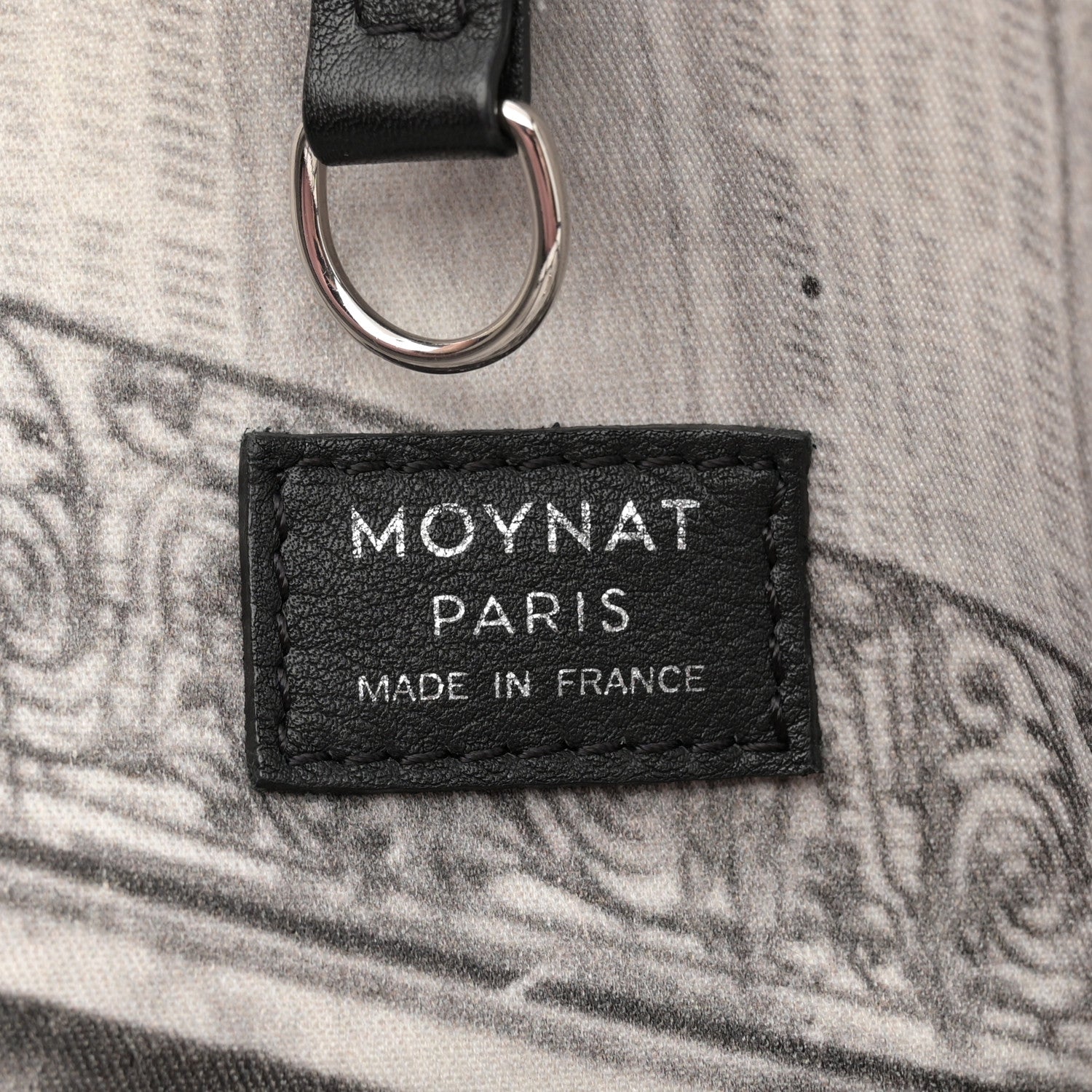 Moynat Calfskin Canvas 1920 M Monogram GM Tote Black Multicolor 6 of 12