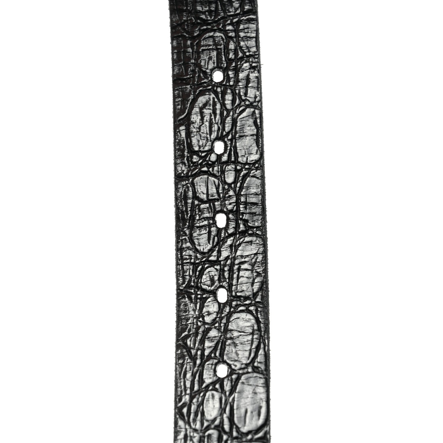 Saint Laurent Calfskin Embossed Monogram Celtique Belt 85 34 Black 4 of 9