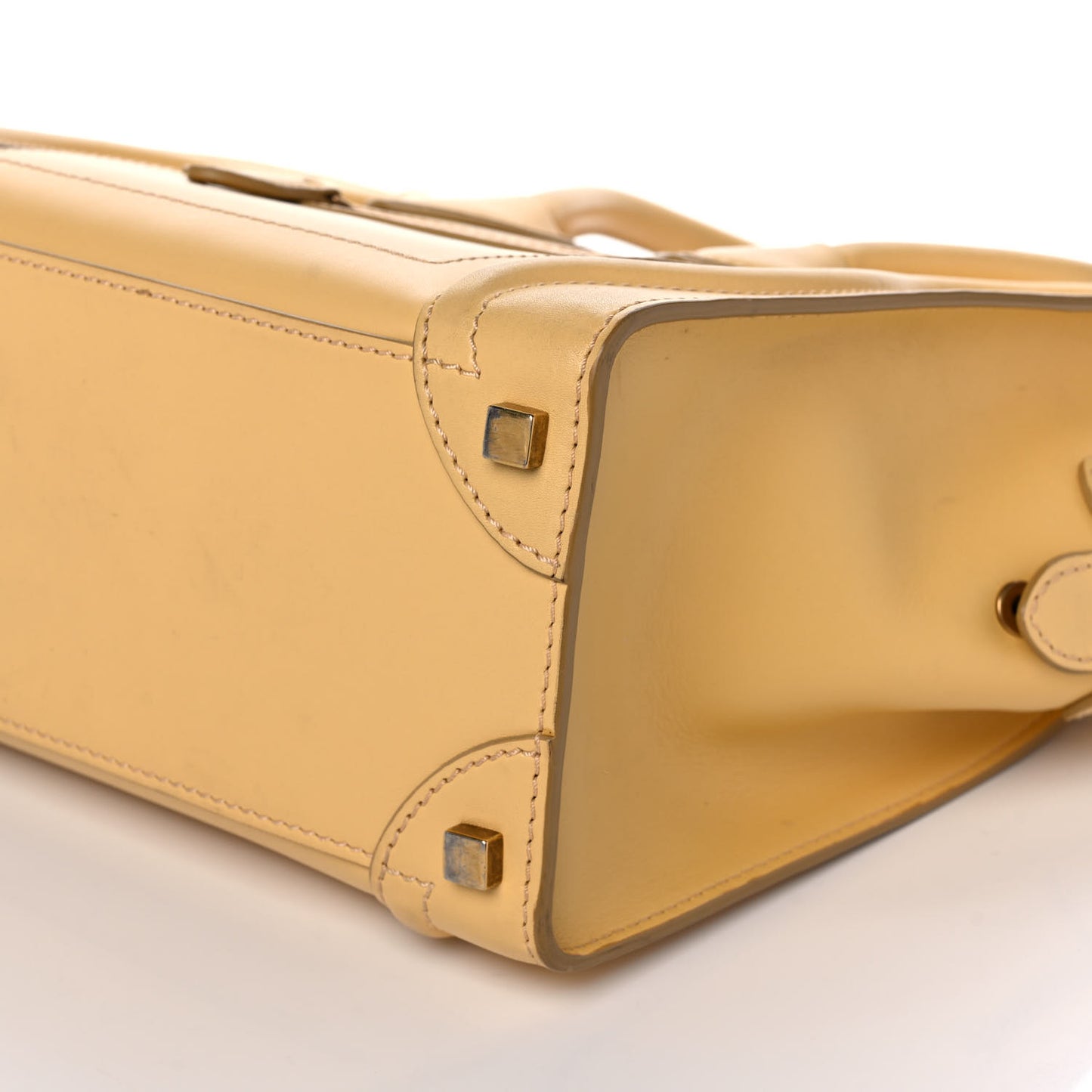 Smooth Calfskin Micro Luggage Butter