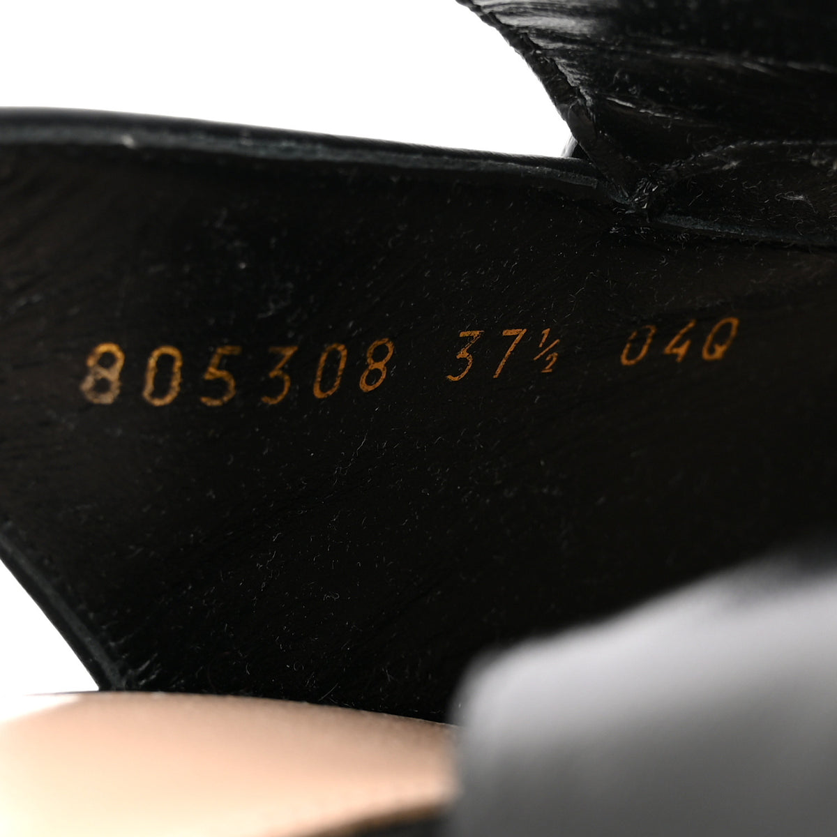 Calfskin Horsebit Platform 70/160mm Slingback Mules 37.5 Black