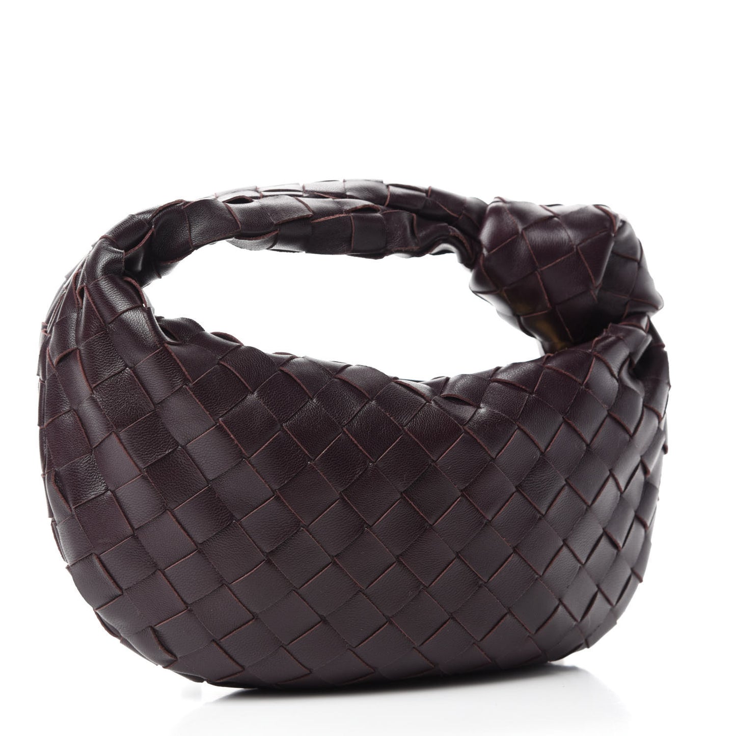 Nappa Intrecciato Mini Jodie Grape